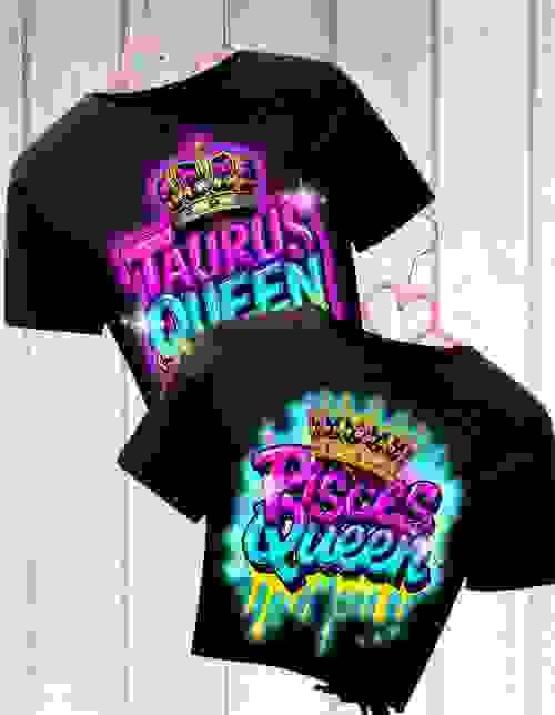 Zodiac T-Shirt Bundle: 12 Astrology Sign Shirts
