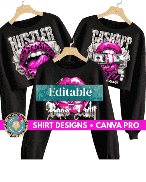 Canva Editable Template | Cashapp Sign | Hustler | Hustler SVG | Instant Download