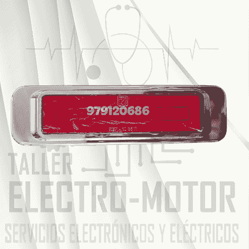 Faro Lateral 24 Led/Neon 12/24V Aro Plastico Cromado Plast Innova
