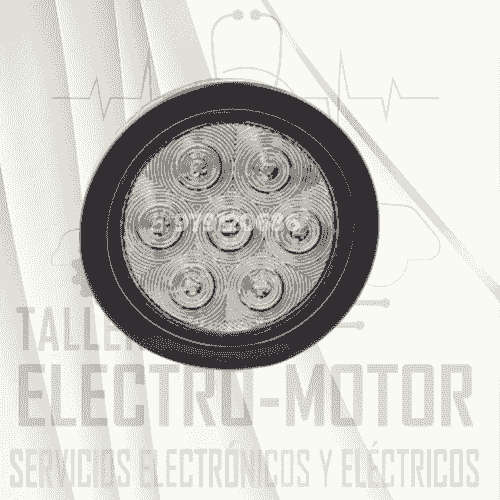 Faro Posterior 07Led 12/24V Ambar 619Am
