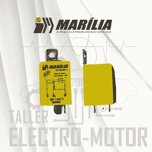 FLASHER 12V.400W, 3TERMINALES Y SOPORTE (IM14411)