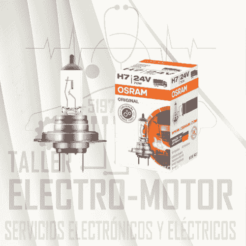 Foco H7 de 24v/70W Osram 