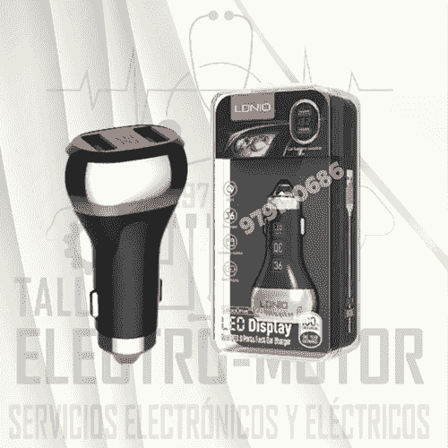 Cargador De Celular Con Entrada Usb Micro V8 (Ldnioc2) Ldnio