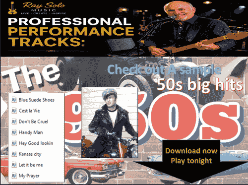 Ray Solo's Performance Tracks -The 50s starter kit