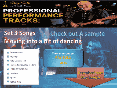Ray Solo's Premium Professional Performance Tracks SET 3