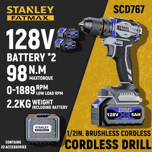 Stanley Fatman 18V Battery Drill 3in1 Impact Drill
