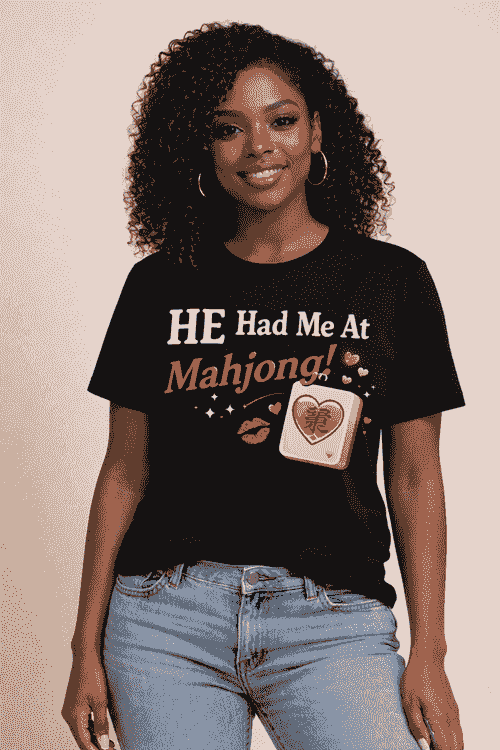 "He Had Me at Mahjong!" Graphic Tee