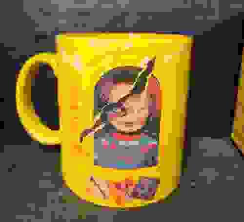 Chucky Ripped Package 20oz Ceramic Mug
