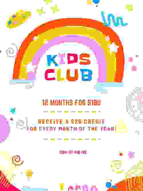Kid's Club Yearly Membership