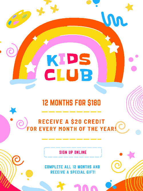 Kid's Club Yearly Membership
