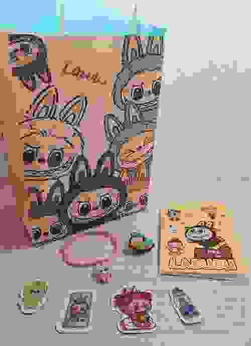 Totally Labubu Party Bags - set of 5