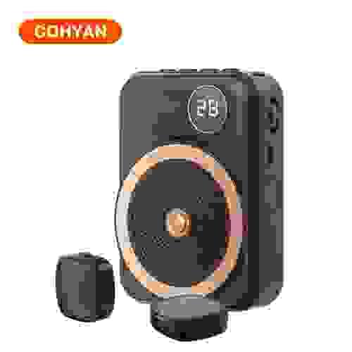COHYAN K38 Voice Amplifier for Teachers with Dual Magnetic Wireless Lavalier Microphones