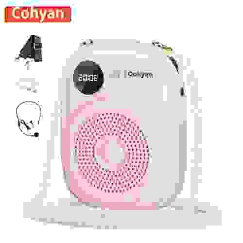 COHYAN K18 Pink Voice Amplifier MicrophoneHeadset,Portable Voice Amplifier