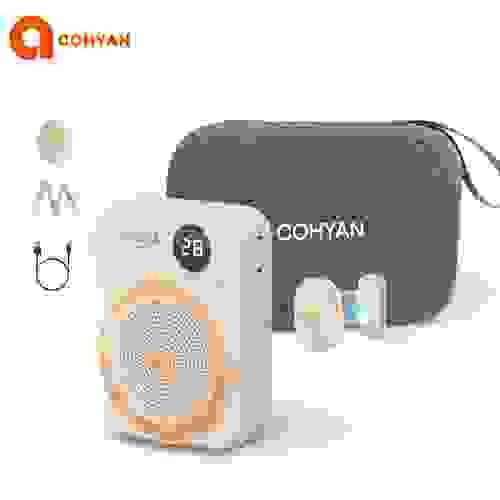 COHYAN K28 Voice Amplifier Wireless Lapel Microphone,Lavalier Microphone,Magnetic Attraction