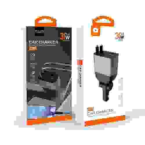 WUW RETRACTABLE CAR SUPER-FAST CHAGER