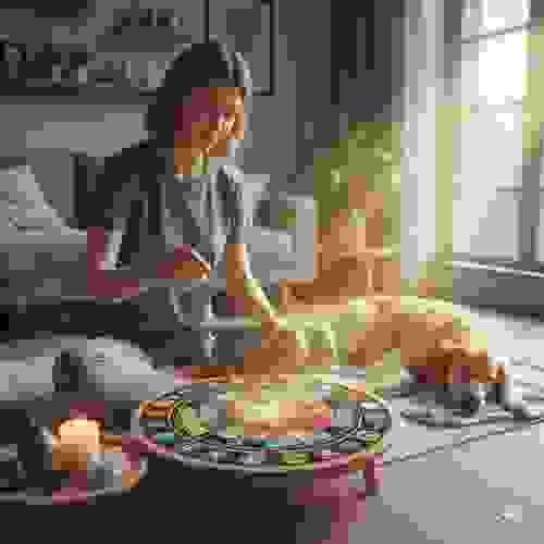 Sessão de Mesa Radionica ao Pet