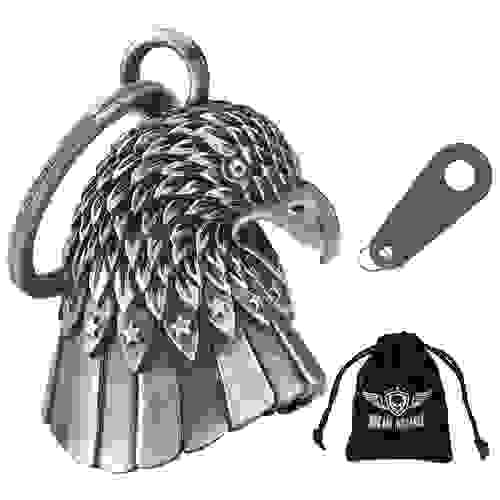 Dream Apparel motorcycle ride bell for bikers,heavy spirit bells accessory and key chain for luck
