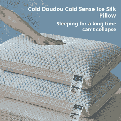 Premium Cooling Ice Silk Bed Pillow