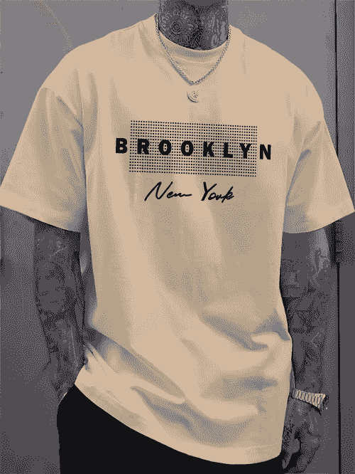 Brooklyn New York Oversized Streetwear T-Shirt