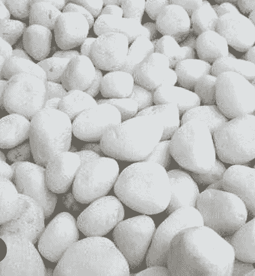 Piedras decorativa blanca