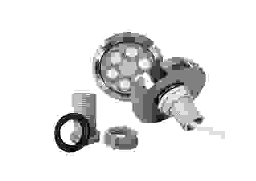 20W RGB DIAMOND ACERO MACIZO INOX 316 - FIBRA - HORMIGON - MAHLED