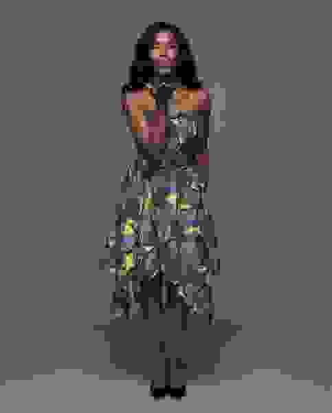 Ankara Print Halter-Top Smocked Dress