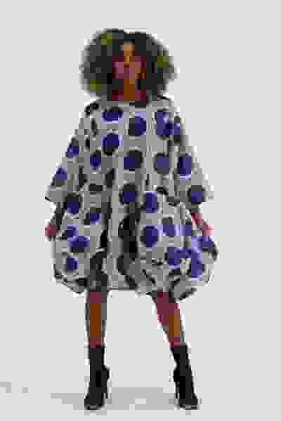 Bold Print Balloon Dress