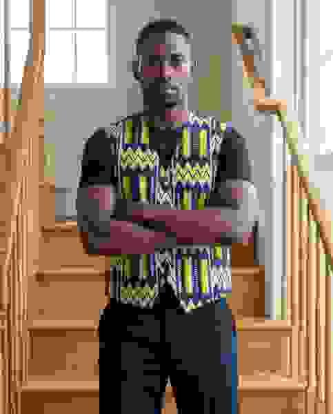 African Print Vest