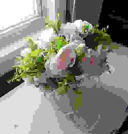 Pink and White Florals