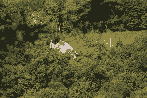 view of a house out in the mountain