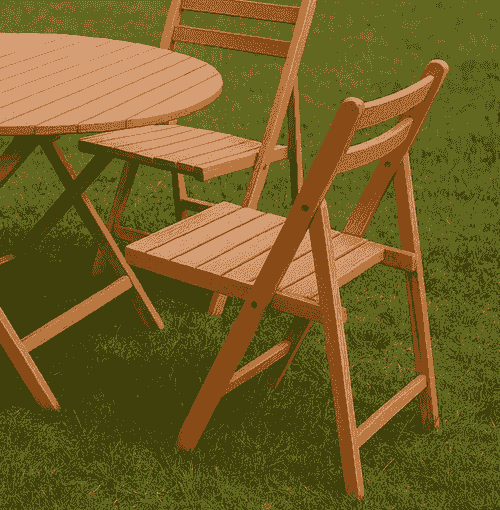 Silla de Madera plegable