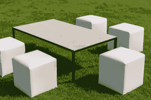 Mesa ratona en hierro 83*42*131