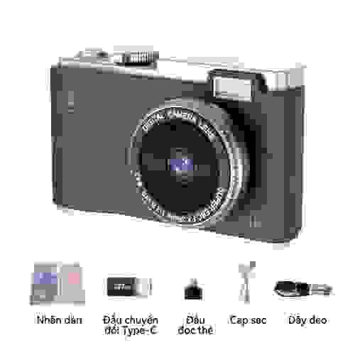 CLUBLU- Máy Ảnh Kỹ Thuật Số Selfie LK-003 Camera Kép Mini Digital 4K Video Cho Học Sinh Retro
