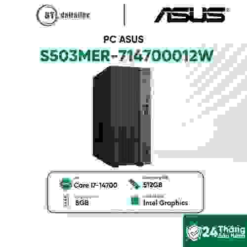 PC ASUS S503MER-714700012W Core i7-14700 8GB 512GB SSD Win 11 Đen _ Chính hãng _ Bảo hành 2 năm _ Sh
