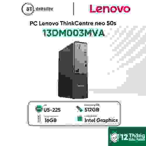 PC Lenovo ThinkCentre neo 50s Gen 6 U5-225 16GB 512Gb SSD No OS ĐEN 13DM003MVA _ Chính hãng _ Bảo hà