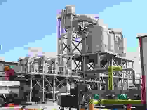 Forced circulation evaporator