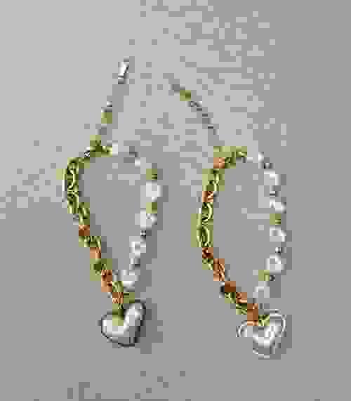 Pulsera Stainless Steel y Perlas