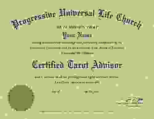 Certified Tarot Advisor Course NOW 50% Off & Doctor of Divinity FREE!!