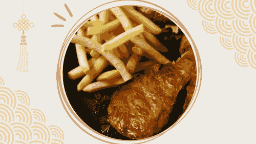 M10 | Happy Bite | 开心一口 (Veg Drumstick with Chips 素鸡腿配薯条)