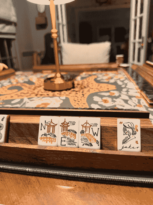 Custom Walnut butcher block racks