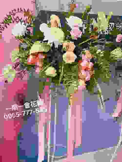 開幕花禮•歐式高腳花籃