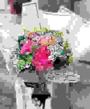 金色玫瑰告白花束
