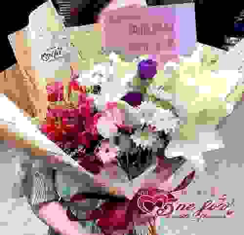 有求必應四面佛七色花花束