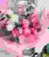 粉玫瑰愛情花束