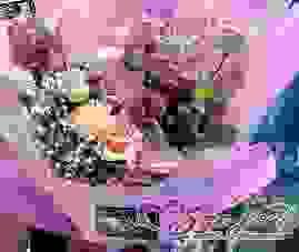 紫玫瑰情人花束