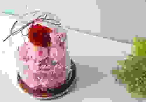 永生不雕花玻璃罩