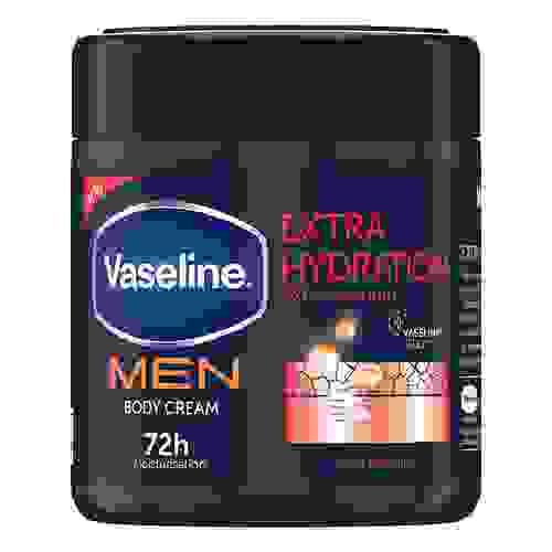 VASELINE BODY CREAM EXTRA STRENGTH MENS 400ML