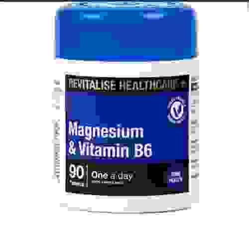 Revitalise Healthcare + Magnesium & Vitamin B6 Capsules 90s