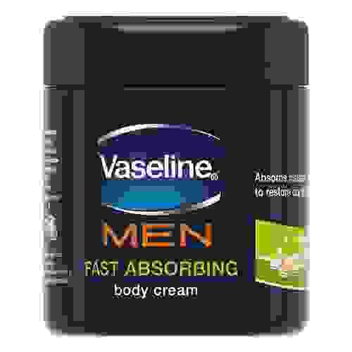 VASELINE BODY CREAM FAST ABSORBING MENS 400ML