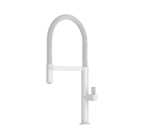 Kitchen Faucet Laos Matte White with spout Removable
